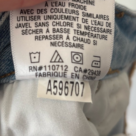 Driftwood Charlee Wide Leg Jeans Floral Embroidery Light Wash Denim Pink Orange - Picture 14 of 14